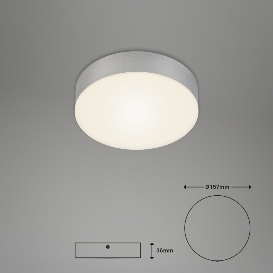 Briloner 7064014 - LED Laevalgusti FLAME LED/11W/230V hõbedane