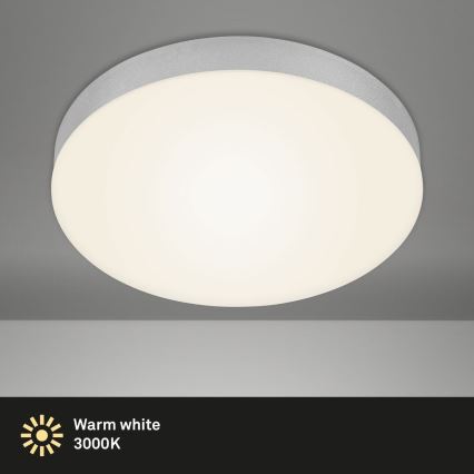 Briloner 7066-014 - LED Laevalgusti FLAME LED/21W/230V 3000K hõbedane d. 28,7 cm