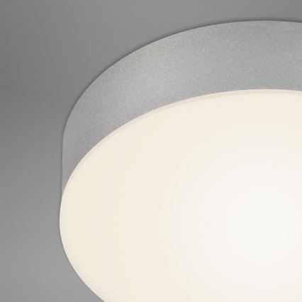Briloner 7066-014 - LED Laevalgusti FLAME LED/21W/230V 3000K hõbedane d. 28,7 cm