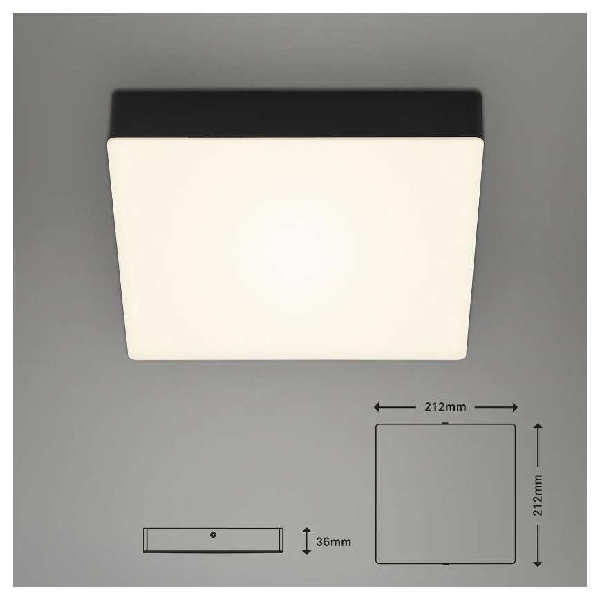 Briloner 7070-015 - LED Laevalgusti FLAME LED/16W/230V must
