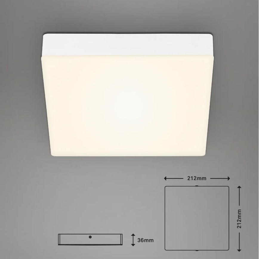 Briloner 7070-016 - LED Laevalgusti FLAME LED/16W/230V valge