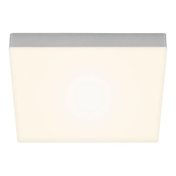 Briloner 7071-014 - LED Laevalgusti FLAME LED/21W/230V 3000K 28,7x28,7 cm hõbedane