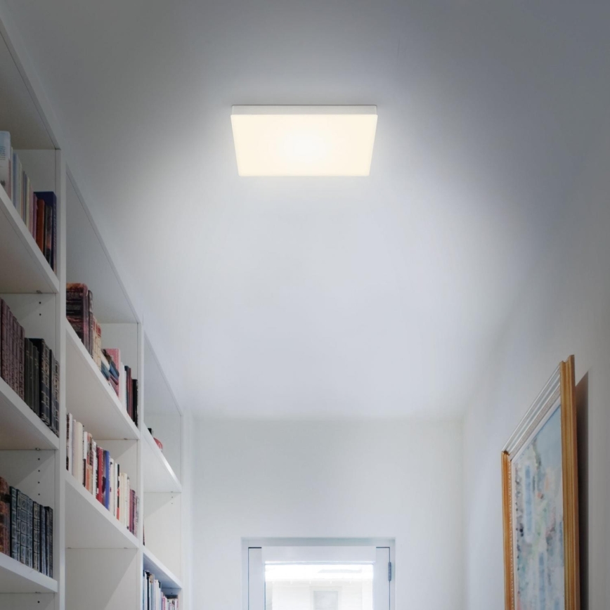 Briloner 7071-014 - LED Laevalgusti FLAME LED/21W/230V 3000K 28,7x28,7 cm hõbedane
