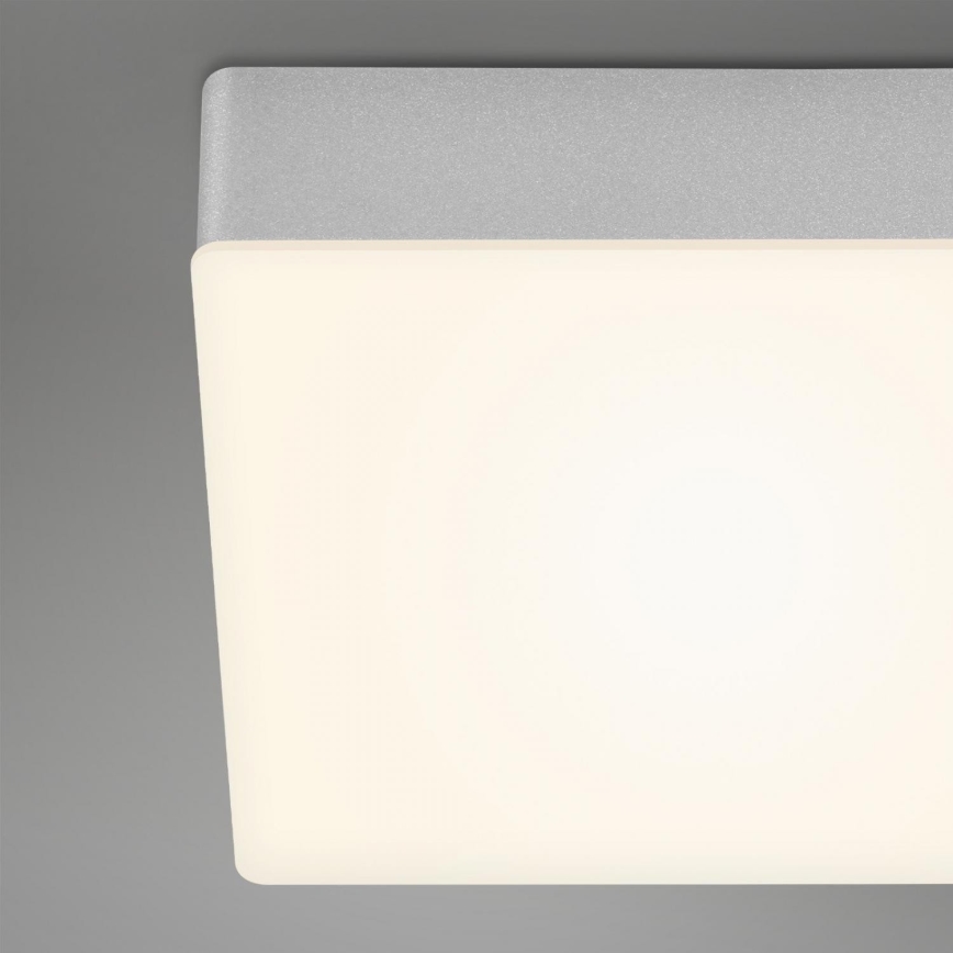 Briloner 7071-014 - LED Laevalgusti FLAME LED/21W/230V 3000K 28,7x28,7 cm hõbedane