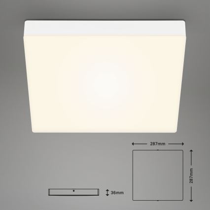 Briloner 7071016 - LED Laevalgusti FLAME LED/21W/230V valge
