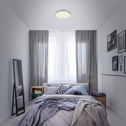 Briloner 7074-414 - LED Laevalgusti STAR SKY LED/21W/230V 4000K d. 28 cm hõbedane