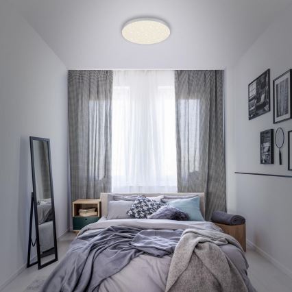 Briloner 7075-414 - LED Laevalgusti STAR SKY LED/24,5W/230V 4000K d. 38 cm hõbedane