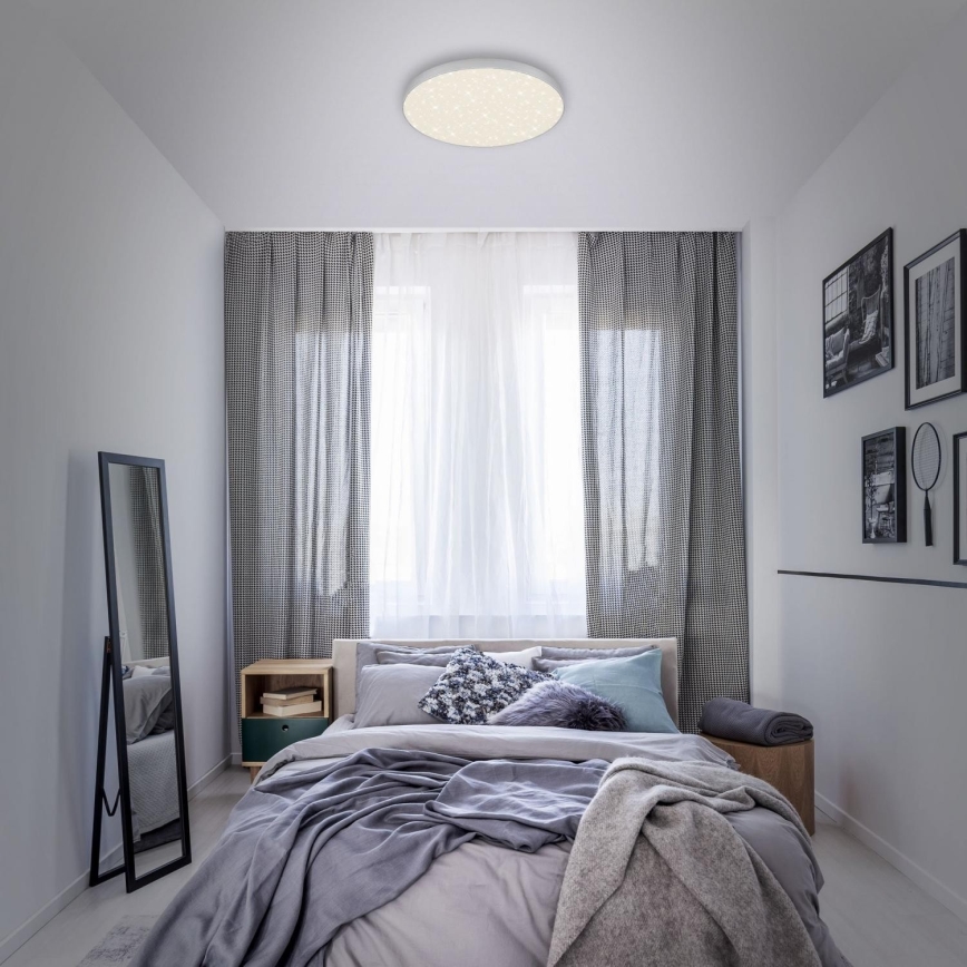 Briloner 7075-414 - LED Laevalgusti STAR SKY LED/24,5W/230V 4000K d. 38 cm hõbedane