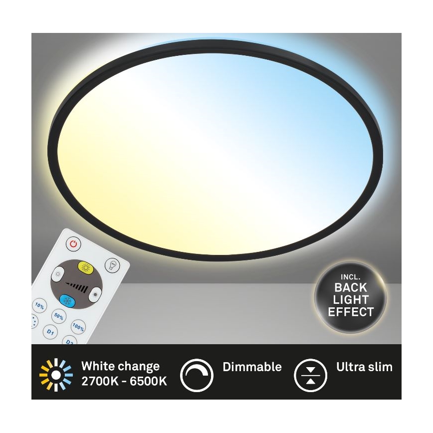 Briloner 7079-015 - LED Hämardatav laevalgusti SLIM LED/18W/230V 2700-6500K + kaugjuhtimispult