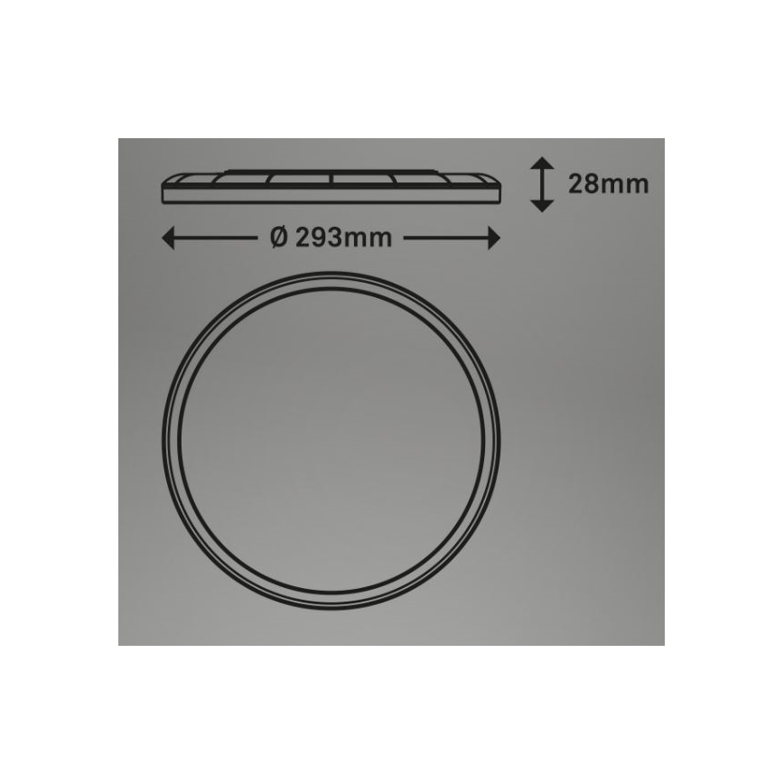 Briloner 7079-015 - LED Hämardatav laevalgusti SLIM LED/18W/230V 2700-6500K + kaugjuhtimispult