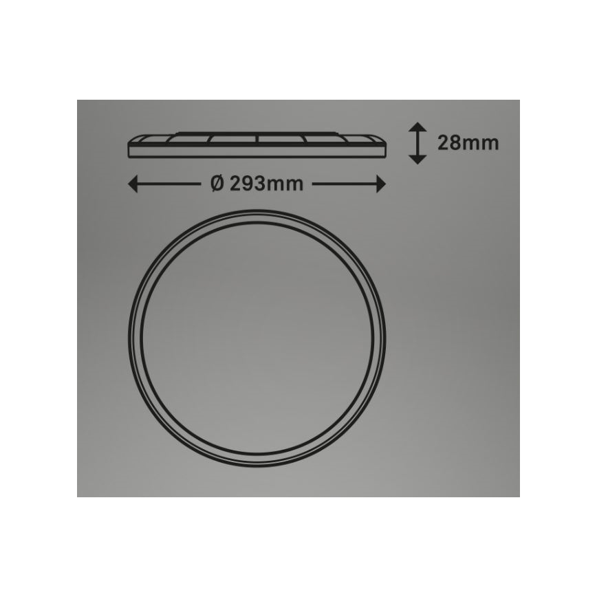 Briloner 7079-016 - LED Hämardatav laevalgusti SLIM LED/18W/230V 2700-6500K + kaugjuhtimispult