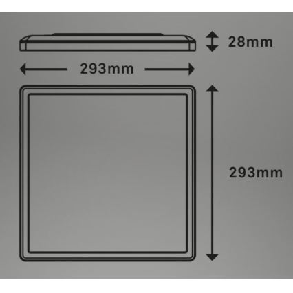 Briloner 7081-015 - LED Hämardatav laevalgusti SLIM LED/18W/230V 2700-6500K + kaugjuhtimispult