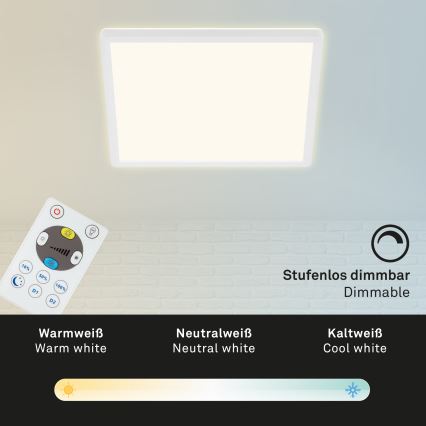 Briloner 7081-016 - LED Hämardatav laevalgusti SLIM LED/18W/230V 2700-6500K + pult