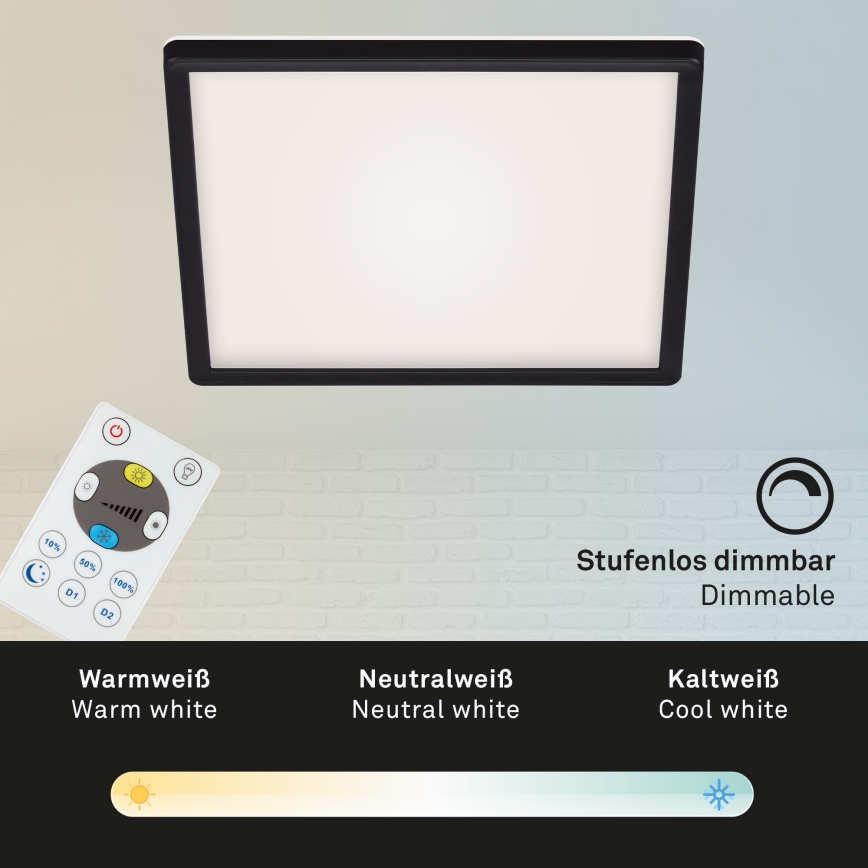 Briloner 7082-015 - LED Hämardatav laevalgusti SLIM LED/22W/230V 2700-6500K + pult