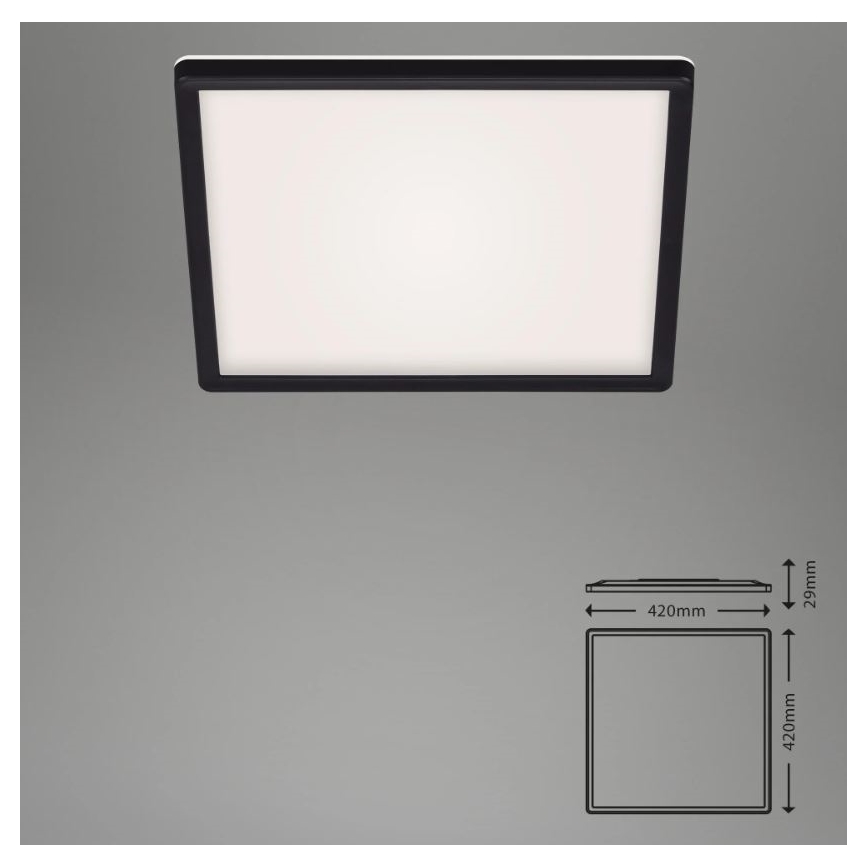 Briloner 7082-015 - LED Hämardatav laevalgusti SLIM LED/22W/230V 2700-6500K + pult