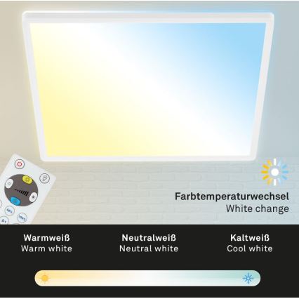 Briloner 7082-016 - LED Hämardatav laevalgusti SLIM LED/22W/230V 2700-6500K + kaugjuhtimispult