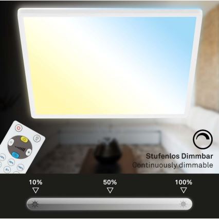 Briloner 7082-016 - LED Hämardatav laevalgusti SLIM LED/22W/230V 2700-6500K + kaugjuhtimispult