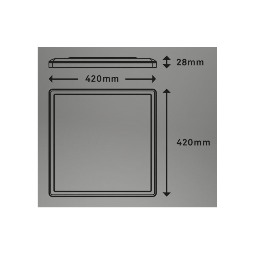 Briloner 7082-016 - LED Hämardatav laevalgusti SLIM LED/22W/230V 2700-6500K + kaugjuhtimispult