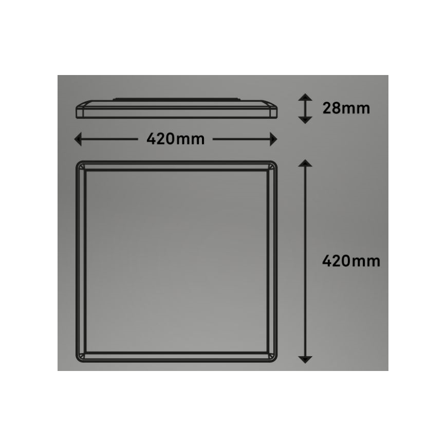Briloner 7091-416 - LED RGB Hämardatav laevalgusti SLIM LED/22W/230V + kaugjuhtimispult