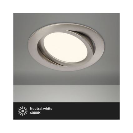 Briloner 7116-412 - LED Süvistatav valgusti vannituppa FLAT IN LED/9W/230V IP23