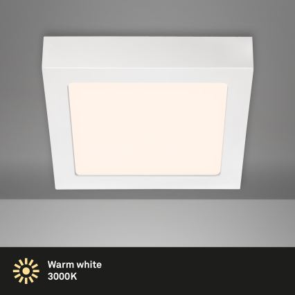 Briloner 7123-016 - LED laevalgusti FIRE LED/12W/230V 3000K 17x17 cm valge
