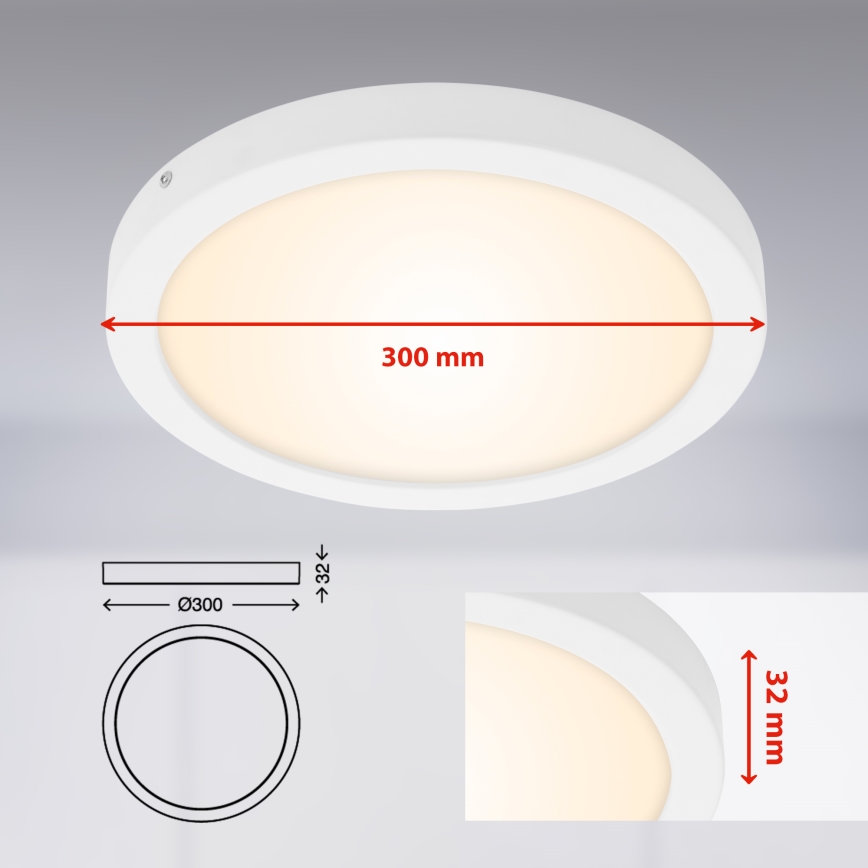 Briloner 7141-016 - LED Laevalgusti FIRE LED/21W/230V