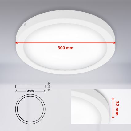 Briloner 7141-416 - LED Laevalgusti FIRE LED/21W/230V