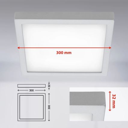 Briloner 7142-414 - LED Laevalgusti FIRE LED/21W/230V 4000K