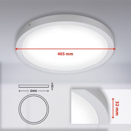 Briloner 7143-414 - LED Laevalgusti FIRE LED/24,5W/230V 4000K