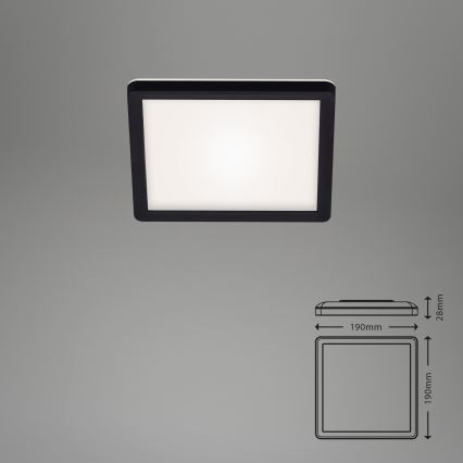 Briloner 7153-415 - LED Laevalgusti SLIM LED/12W/230V 19x19 cm