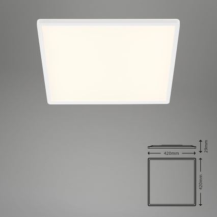 Briloner 7158-416 - LED Laevalgusti SLIM LED/22W/230V 42x42 cm