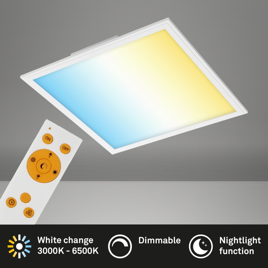 Briloner 7179-016 - LED Hämardatav laevalgusti PIATTO LED/24W/230V 3000-6500K + kaugjuhtimispult