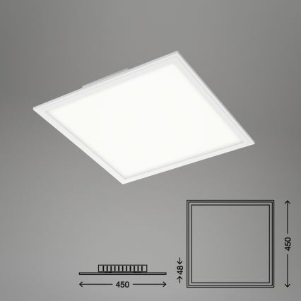 Briloner 7179-016 - LED Hämardatav laevalgusti PIATTO LED/24W/230V 3000-6500K + kaugjuhtimispult