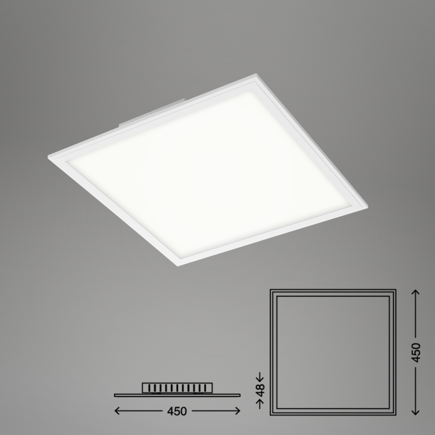 Briloner 7179-016 - LED Hämardatav laevalgusti PIATTO LED/24W/230V 3000-6500K + kaugjuhtimispult