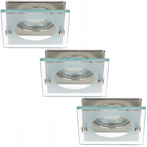 Briloner 7202-032 - KOMPLEKT 3x LED Bathroom ripplaevalgusti ATTACH 1xGU10/4W/230V