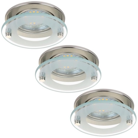Briloner 7203-032 - KOMPLEKT 3x LED Bathroom ripplaevalgusti ATTACH 3xGU10/4W/230V