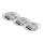 Briloner 7209-038 - KOMPLEKT 3x LED Süvistatav valgusti vannituppa LED/5W/230V IP23