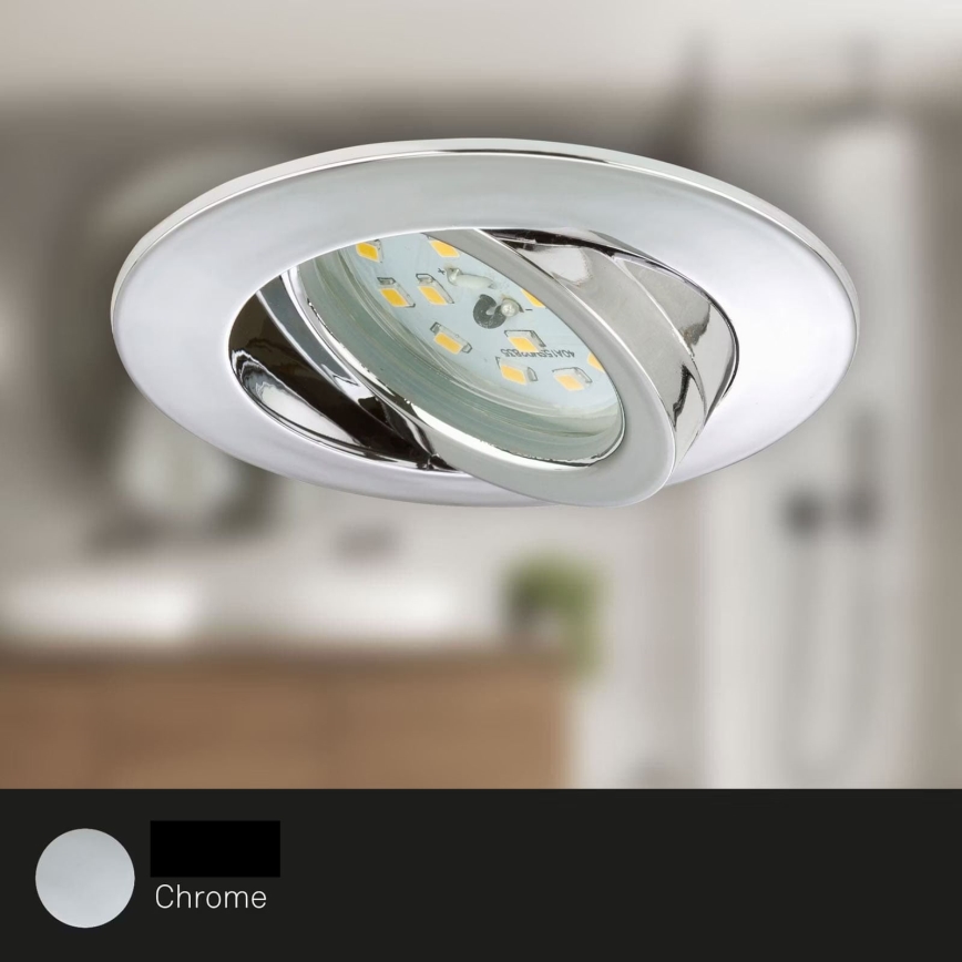 Briloner 7209-038 - KOMPLEKT 3x LED Süvistatav valgusti vannituppa LED/5W/230V IP23