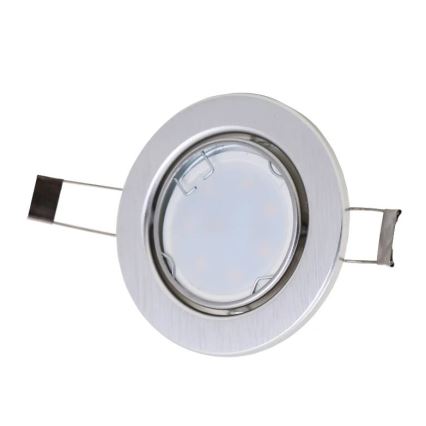 Briloner 7221-039 - Komplekt 3x LED Süvistatav valgusti vannituppa 1xGU10/3W/230V IP23 hõbedane