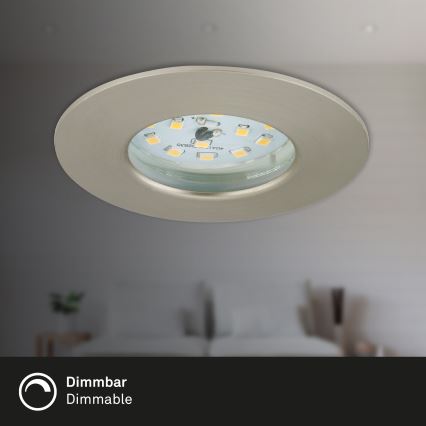 Briloner 7231-032 - KOMPLEKT 3x LED Hämardatav vannituba süvistatav ATTACH hele LED/5,5W/230V IP44
