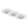 Briloner 7231-036 - KOMPLEKT 3x LED Hämardatav süvistatav valgusti vannituppa LED/5,5W/230V IP44