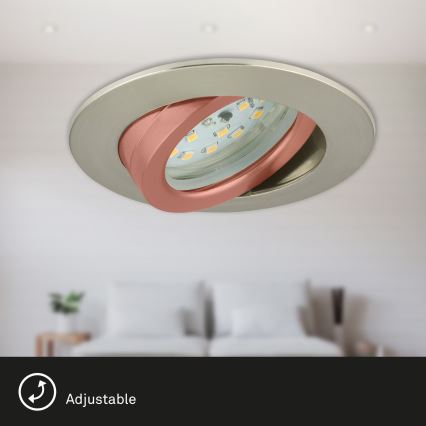 Briloner 7232-032 - Komplekt 3x hämardatavaid LED-vannitoa laevalgusteid ATTACH LED/5,5W/230V IP23