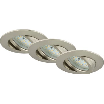 Briloner 7232-032 - Komplekt 3x hämardatavaid LED-vannitoa laevalgusteid ATTACH LED/5,5W/230V IP23