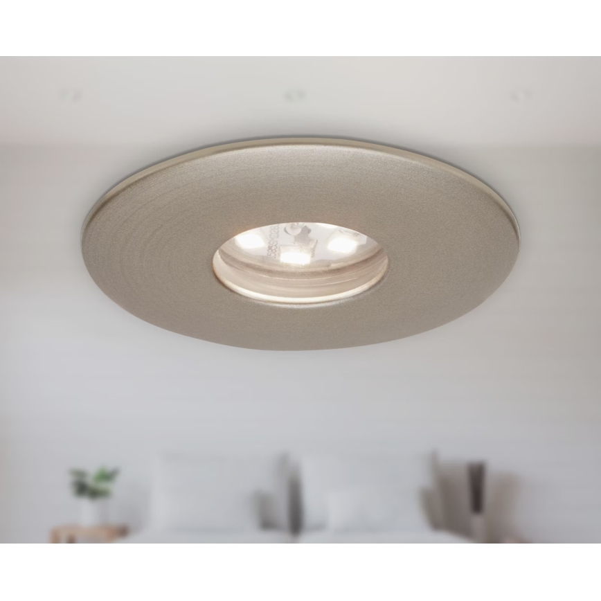 Briloner 7240-032 - KOMPLEKT 3x LED Süvistatav valgusti vannituppa ATTACH LED/1,8W/230V IP44 matt kroom