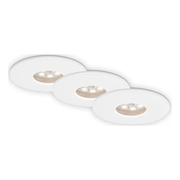 Briloner 7240-036 -KOMPLEKT 3x LED Süvistatav valgusti vannituppa ATTACH LED/1,8W/230V IP44 valge