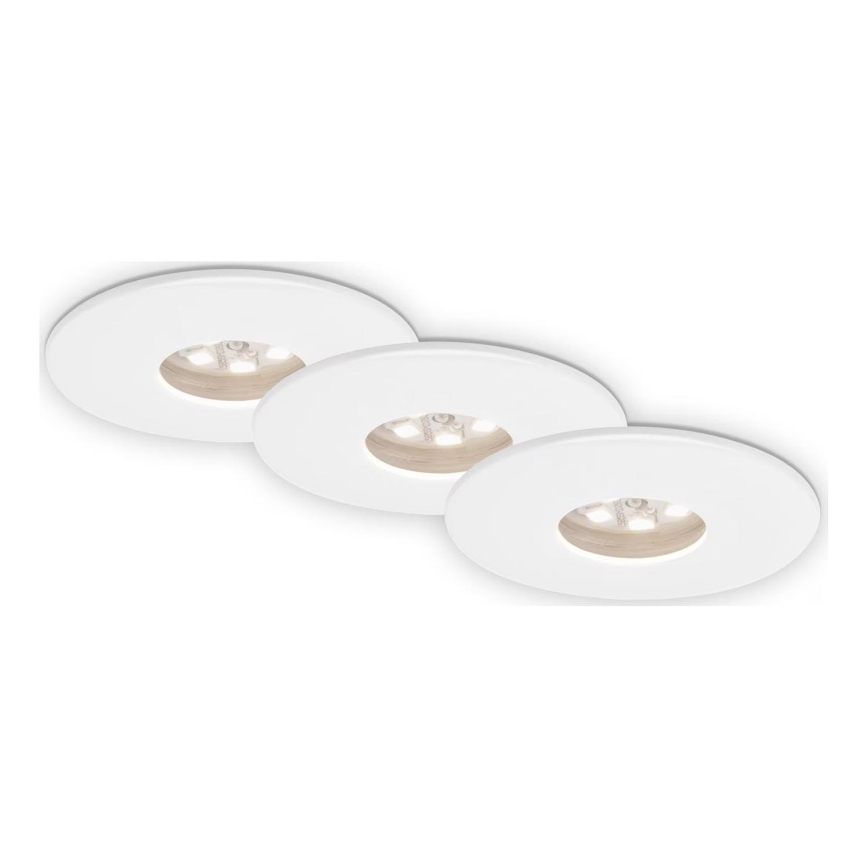 Briloner 7240-036 -KOMPLEKT 3x LED Süvistatav valgusti vannituppa ATTACH LED/1,8W/230V IP44 valge