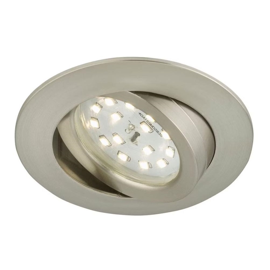 Briloner 7296-012 - LED Hämardatav süvistatav valgusti vannituppa ATTACH LED/6,5W/230V IP23 matt kroom
