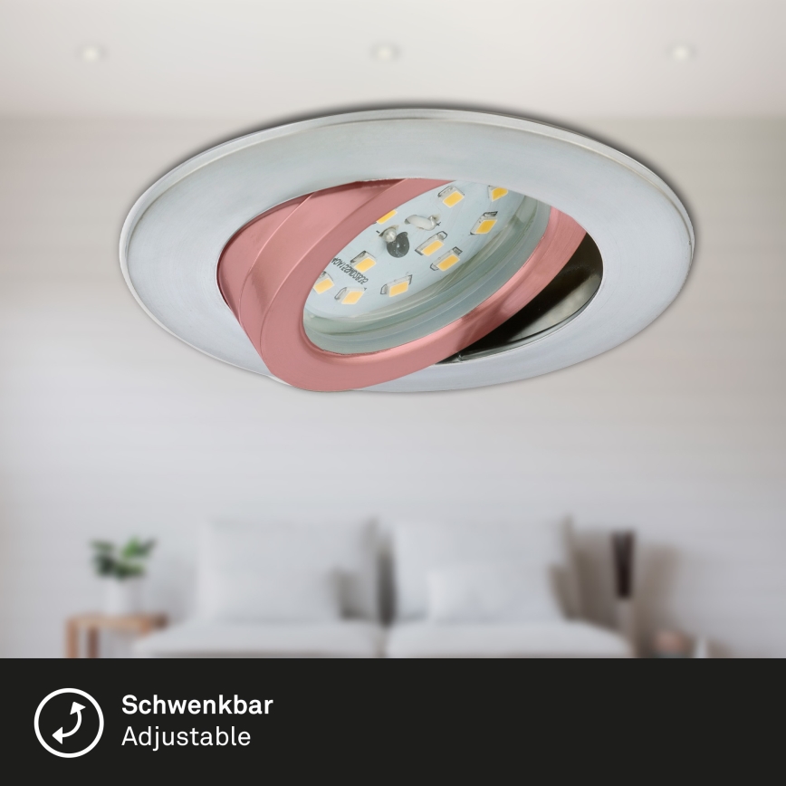 Briloner 7296-019 - LED Hämardatav süvistatav valgusti vannituppa LED/6,5W/230V IP23