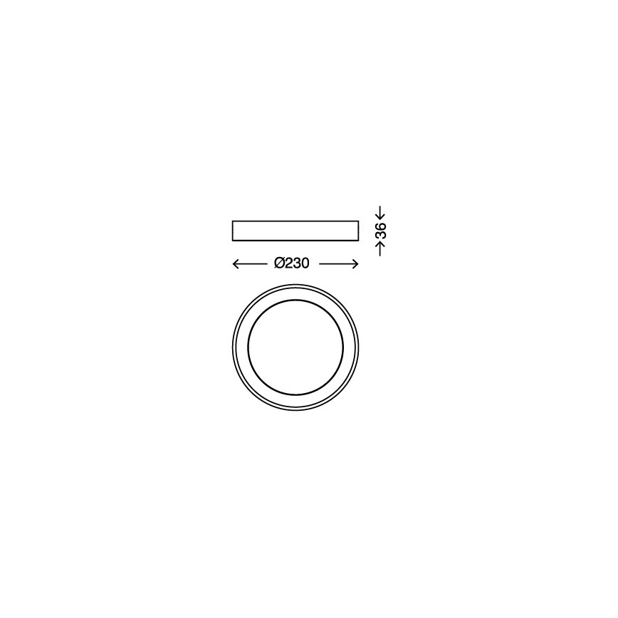 Briloner 7300-012 - LED-laevalgusti LED/18W/230V