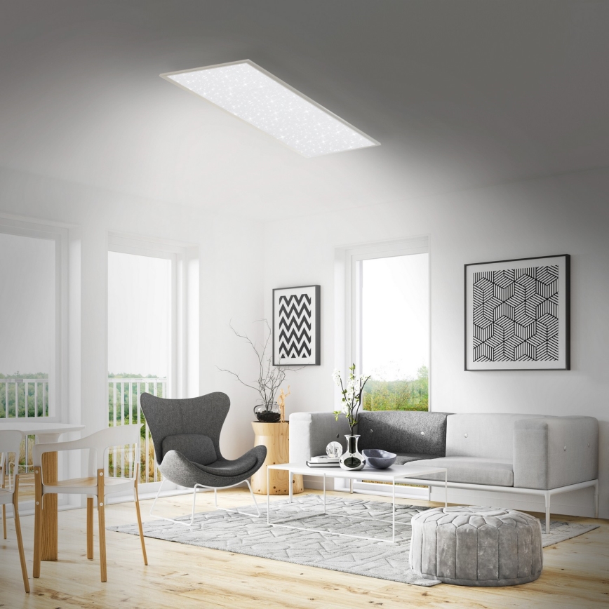 Briloner 7304-016 - LED Hämardatav laevalgusti STARRY SKY LED/36W/230V 3000-6000K + kaugjuhtimispult